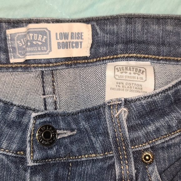 Levi's Low rise boot utility women jeans 8 - Picture 3 of 4